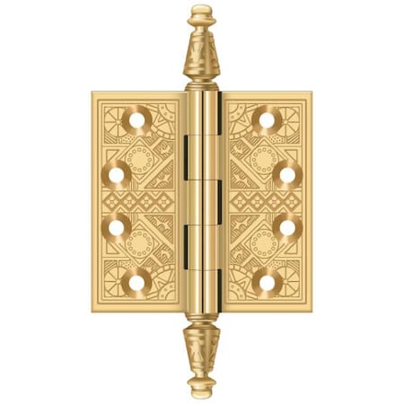Deltana Lifetime Brass Square Hinge CSBP35
