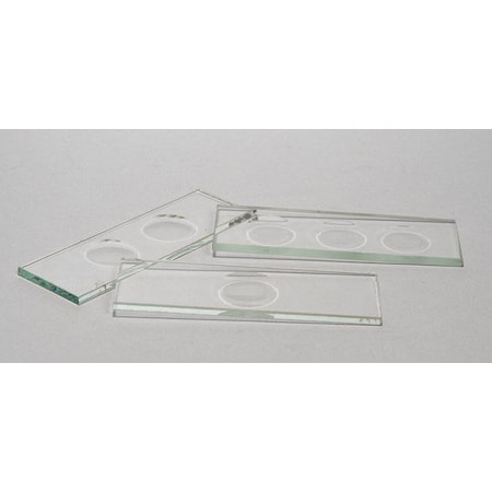 United Scientific Concavity Slides, Glass, Thick, 3 Concav CSTK03