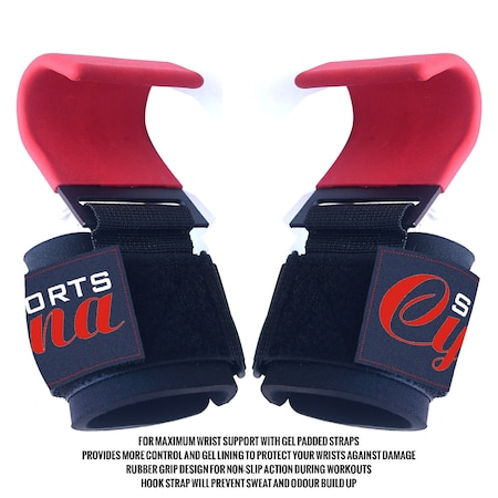 Cynasports Weight Lifting Flat Barbel Hook CS-0016