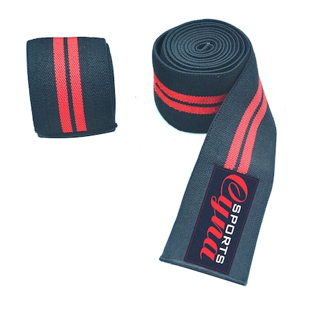 Cynasports Knee Wrap Brace Red/Black CS-0034