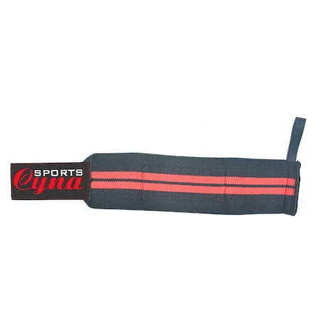 Cynasports Weight Lifting Wrist Wrap Red And Black CS-0094