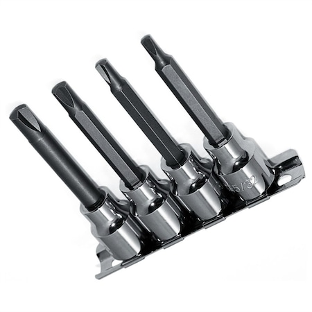 Cta Manufacturing Clutch Head Bit Socket Set, 4 pcs. 8755