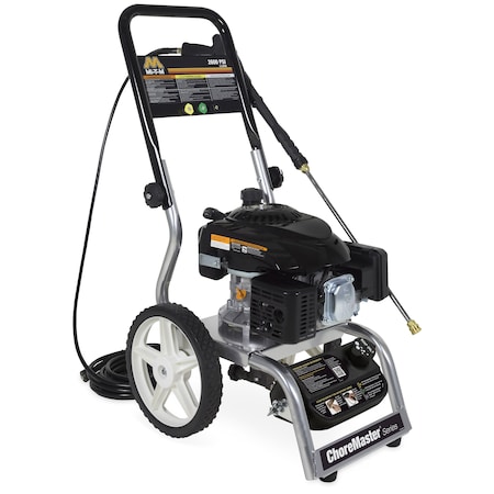 Mi-T-M Medium Duty 2600 psi 2.2 gpm Cold Water Gas Pressure Washer, Pressure Washer Style: Cart CV-2600-4MMC