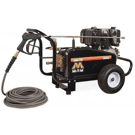 Mi-T-M Cold Water Diesel Pressure Washer, 3000 CW-3004-0MKD