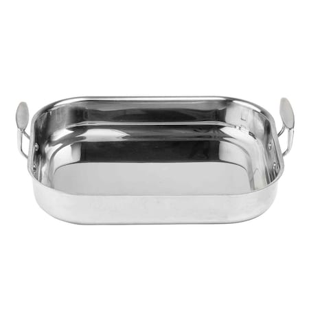 Tablecraft Roast Pan, Tri-Ply, SS, 2 Handles, 6 qt. CW2032