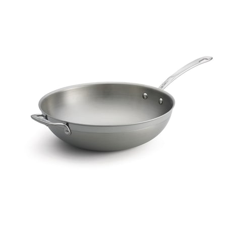 Tablecraft Tri-Ply Wok, Long Handle, 11.75" Dia, 5 qt. CW7014