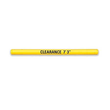 Post Guard Height Guard, 4.5"X80" Yellow No Tape W/ HTGRD4.5X80YNT
