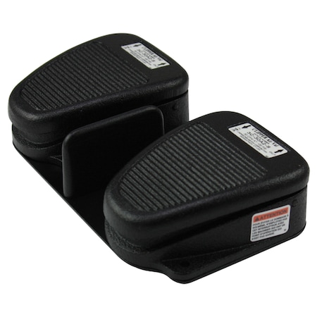 Linemaster Gnrl Prps Foot Swtch, Momentary Action TWIN 632-S