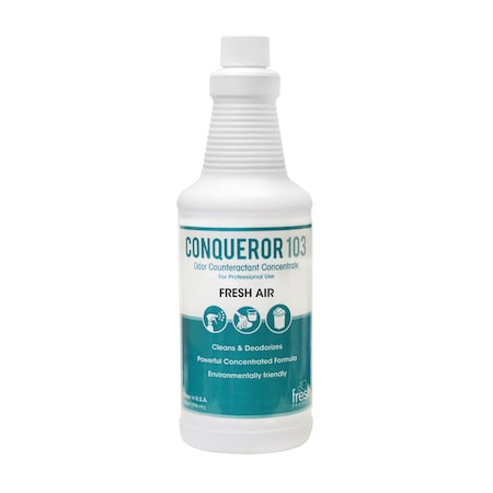 Conqueror 103 Liquid, Odor Counteractant, Fresh Air, PK12 103Q