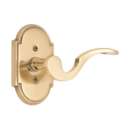 Brass Accents Palladian Plate Passage Set, 2 3/8 D07-L023A-MKZ-605