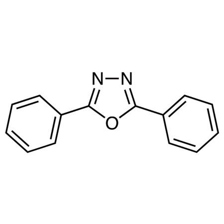 TCI America: 2,5-Diphenyl-1,3,4-oxadiazole, D1429-10G, 98.0% (HPLC)
