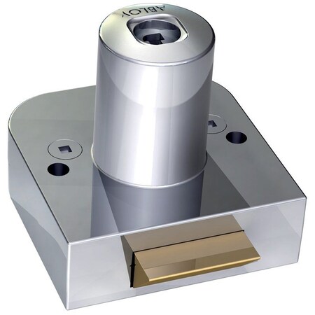 Abloy Brass, 11 Disc-B Cylinder, Chromium Plated OF231B