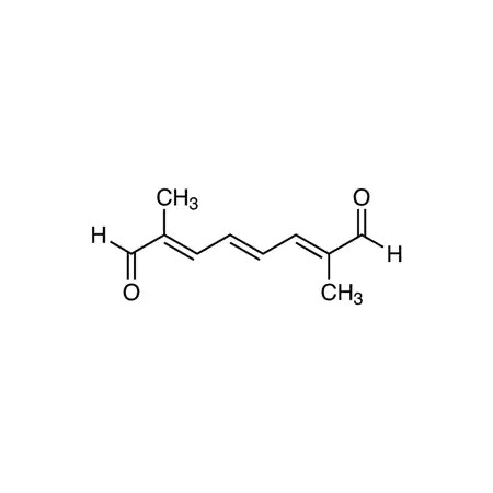 TCI America: (2E,4E,6E)-2,7-Dimethylocta-2,4,6-trienedial, D4584-5G, 98.0% (GC)