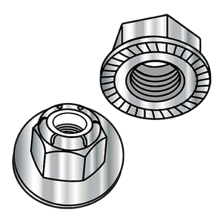 Zoro Select Lock Nut, M6-1.00, A2 Stainless Steel, Not Graded, Plain, 1000 PK M6D6926RA2