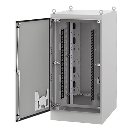 Nvent Hoffman Seismic Free-Standing, Dual-Access Cabinet, Type 12, 90.00x24.00x36.00 D902436SDA