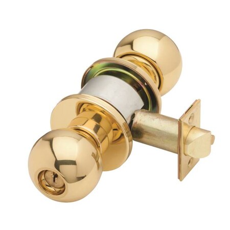 Schlage Commercial Bright Brass Restroom D85ORB605 D85ORB605