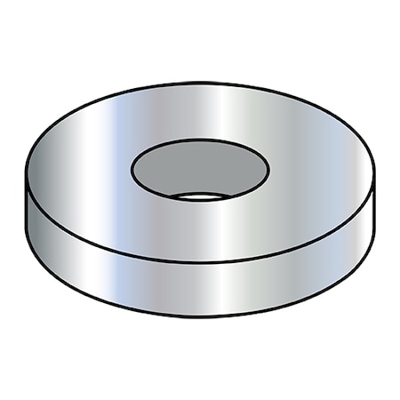 Zoro Select Fender Washer, Fits Bolt Size M12 , Steel Zinc Plated Finish, 500 PK M12D9021