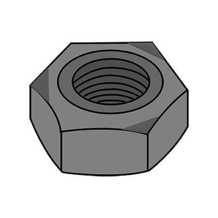 Zoro Select Hex Weld Nut, M10-1.50, Steel, 17 mm Wd, 8 mm Ht, 2000 PK M10D929