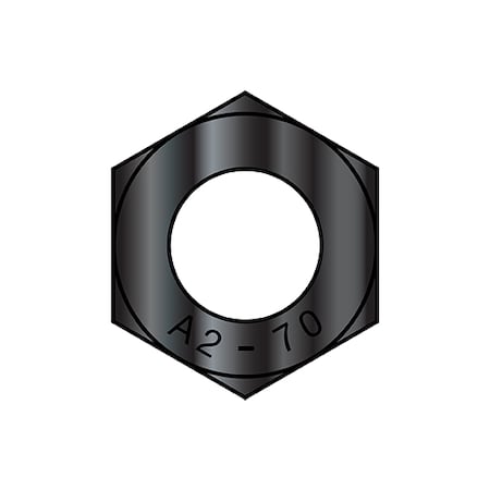 Zoro Select Hex Nut, M4-0.7, Stainless Steel, Not Graded, Black Oxide, 3000 PK M4D934188B