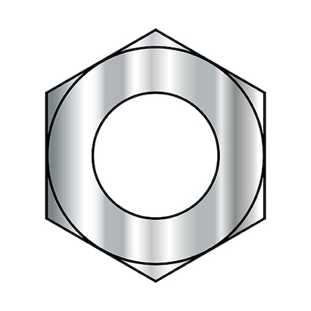 Zoro Select Hex Nut, M20-2.5, Stainless Steel, Not Graded, 150 PK M20D934A4