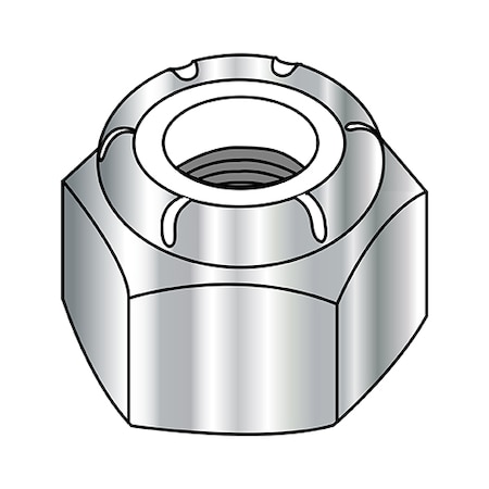 Zoro Select Lock Nut, M5-0.80, A4 Stainless Steel, Not Graded, 4000 PK M5D982A4