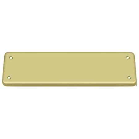 Deltana Bright Brass Cover Plate DASHCPU3