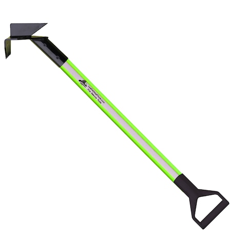 Leatherhead Tools Hi-Viz Lime Drywall Hook, 14 ft. and D-H DBL-14DH-D