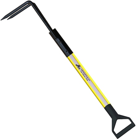 Leatherhead Tools Hi-Viz Yellow Rubbish Hook, 14 ft. and D DBY-14RH-D