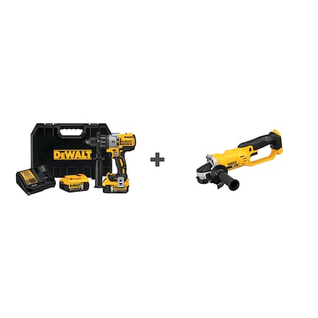 Dewalt Cordless Hammer Drill Kit w/Grinder DCD996P2/DCG412B