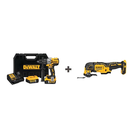 Dewalt Cordless Hammer Drill Kit w/Multi Tool DCD996P2/DCS354B