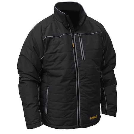 Dewalt Unisex DEWALT(R) Unisex Heated Quilted Soft She, Black, Heats Up to 9 hr. , 20 XL DCHJ075B-XL