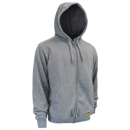 Dewalt 20 V, DEWALT(R) Unisex Heated French Terry Cot , Unisex , Gray , 2XL DCHJ080B-2X