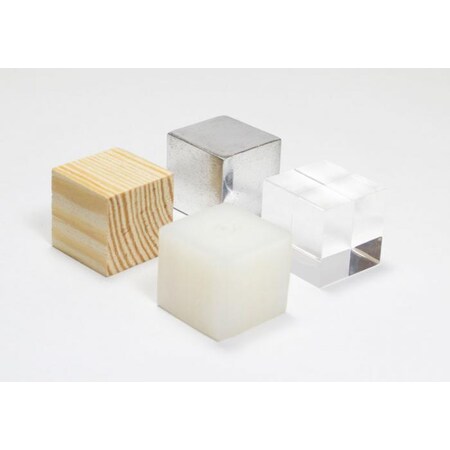 United Scientific Density Cube Set Of 4 In Poly Bag DCSET4