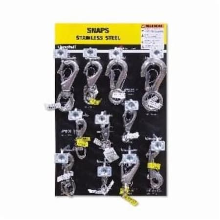 Campbell Chain & Fittings Displaystainless Steel Snaps DD0720172