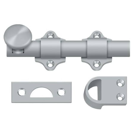 Deltana Dutch Door Bolt, Heavy Duty Satin Chrome 4" DDB425U26D