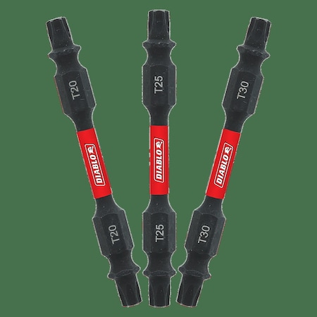 Diablo Driver Bit Range Of Torx Bits Delivers M DDETV25-S3