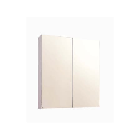 Ketcham 24" x 24" Surface Mounted Polished Edge Dual Door Cabinet DD-2424PE