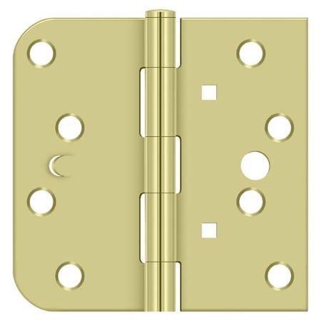 Deltana Zinc Dichromate Door and Butt Hinge DE44058TA2D-LH