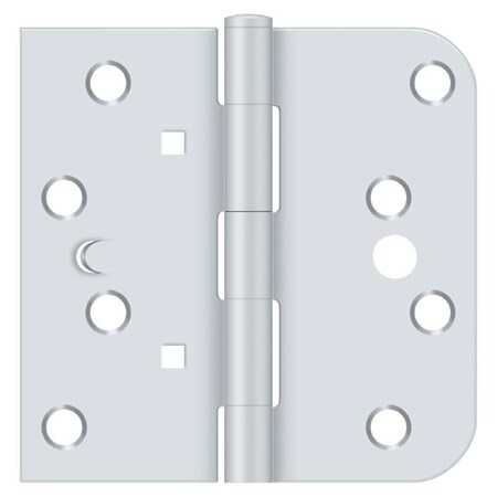 Deltana White Square Hinge DE44058TAUSPW-RH