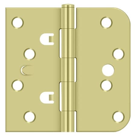 Deltana Bright Brass Square Hinge DE44058TT3