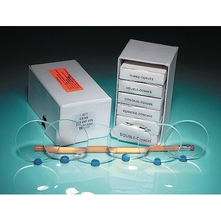 United Scientific Demonstration Lens Set, Glass, 50 Mm DEM050