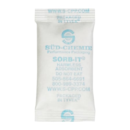 Partners Brand Silica Gel Packets, 1 1/16" x 2 1/2", White, 3000/Case DES146