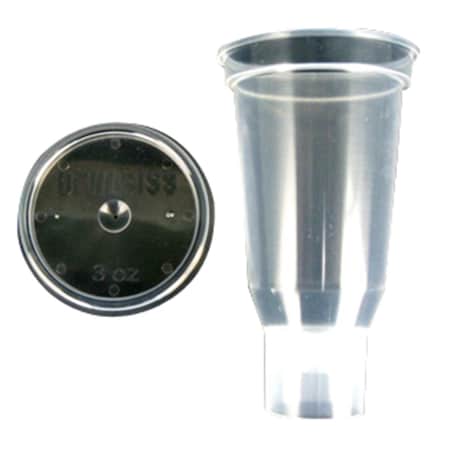DEVILBISS Disposable Cup/Lid (Qty 24), 3 Oz. DEVDPC-503-K24