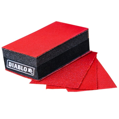Diablo Reusable Hand Sanding Block, 2-3/4"x5 DFB234DUOH01G