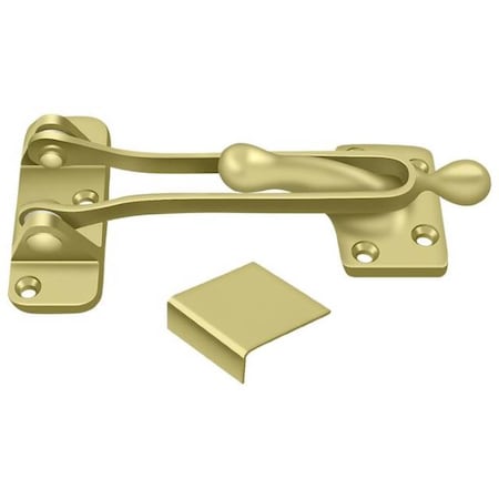 Deltana Door Guard Bright Brass 5" DG525U3