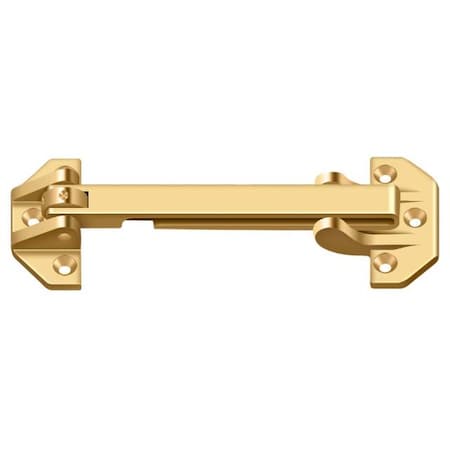 Deltana Door Guard Lifetime Brass 6-3/4" DGSB675CR003