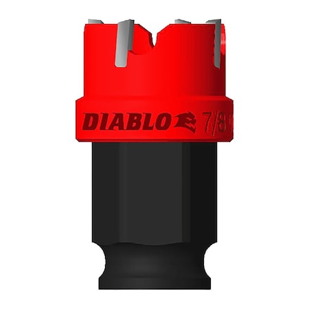 Diablo Hole Cutter, Teeth:4, Carbide Tipped DHS0875CF