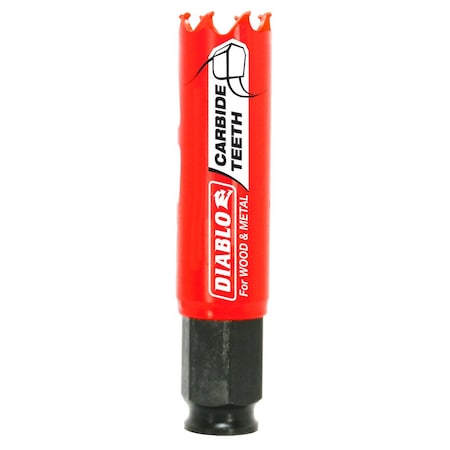 Diablo Hole Saw, Diameter:7/8", Carbide Tipped DHS0875CT
