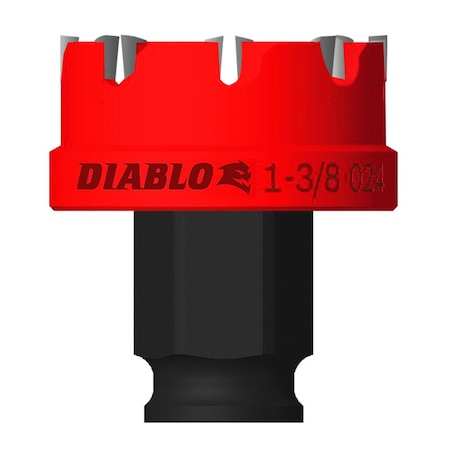 Diablo Hole Cutter, Teeth:8, Carbide Tipped DHS1375CF