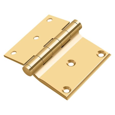 Deltana Lifetime Brass Half Surface Hinge DHS3035CR003